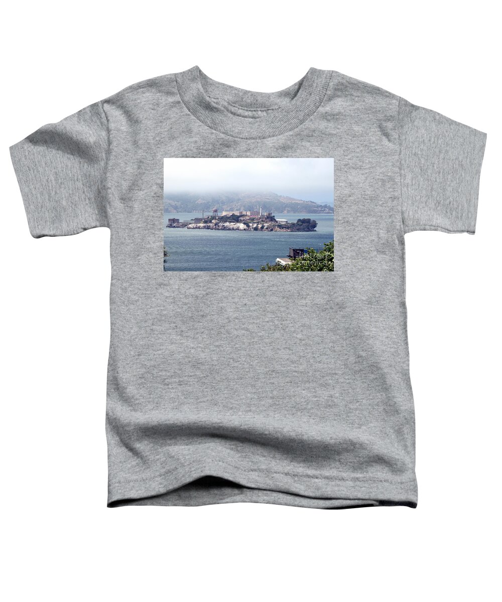 san Francisco Toddler T-Shirt featuring the photograph Alcatraz #1 by Henrik Lehnerer