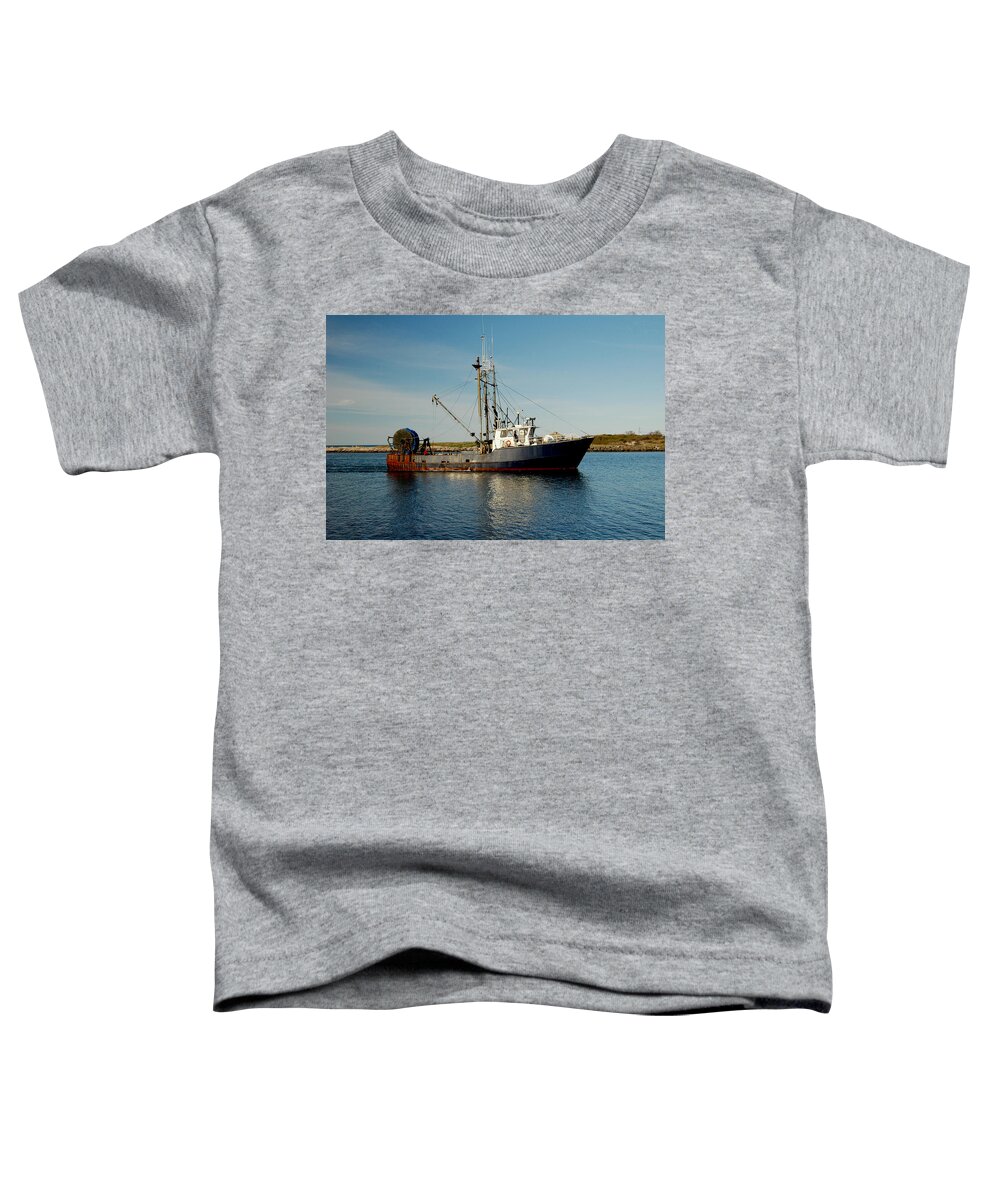 Boat Toddler T-Shirt featuring the photograph Catch of the Day by Cathy Kovarik