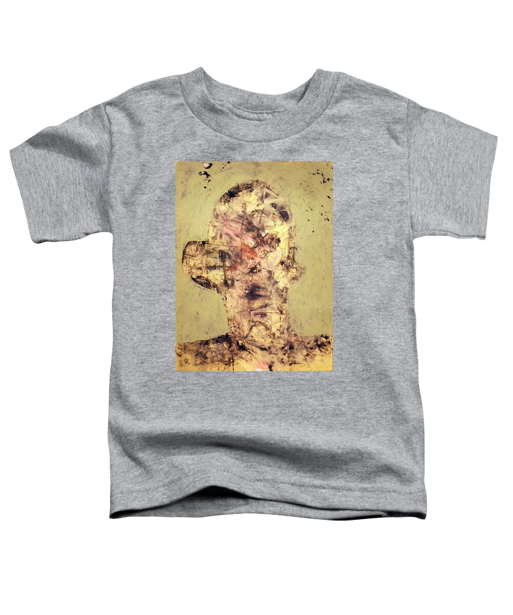  Toddler T-Shirt featuring the painting Portrait #1 by JC Armbruster