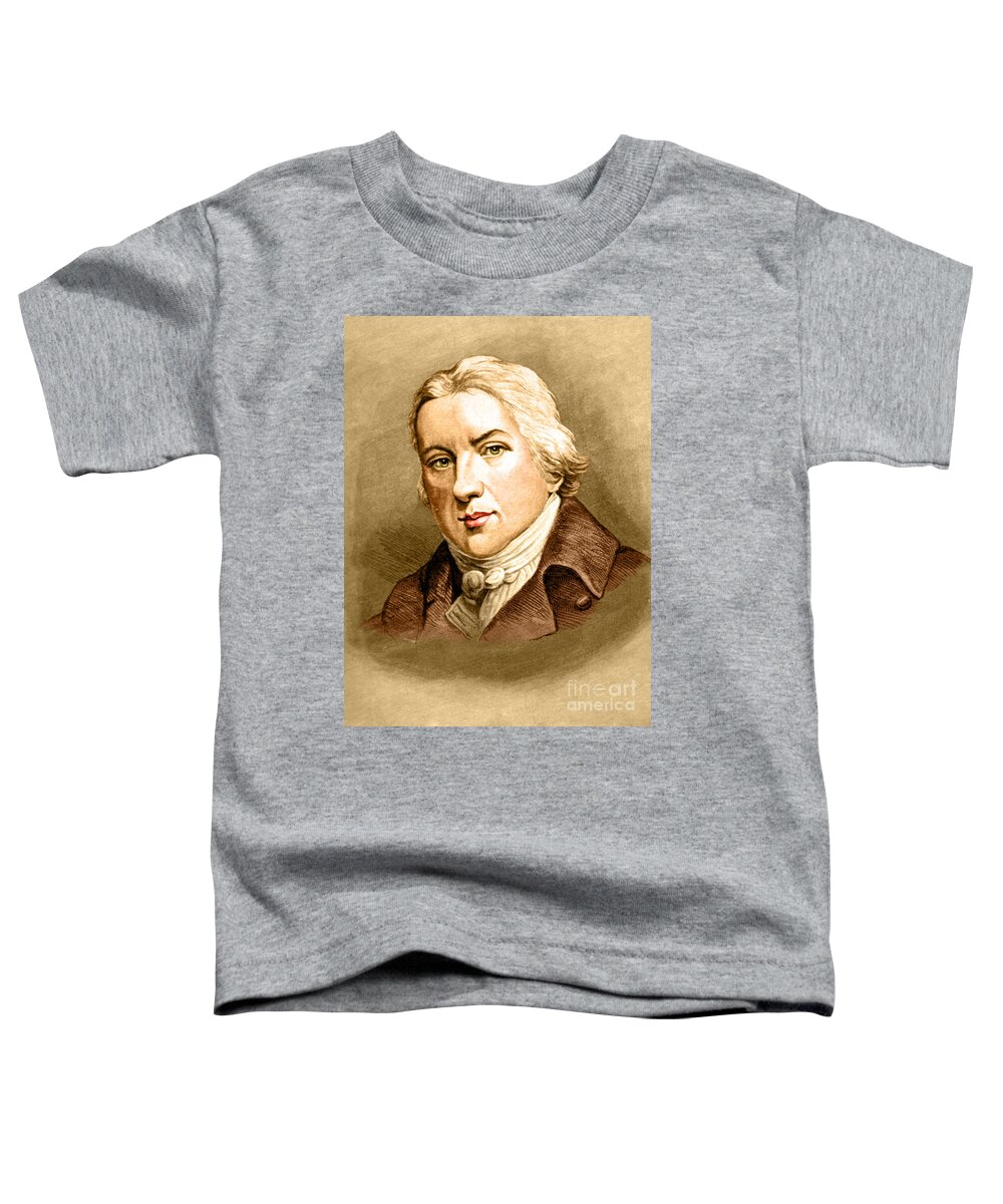 History Toddler T-Shirt featuring the photograph Edward Jenner, English Microbiologist #9 by Science Source