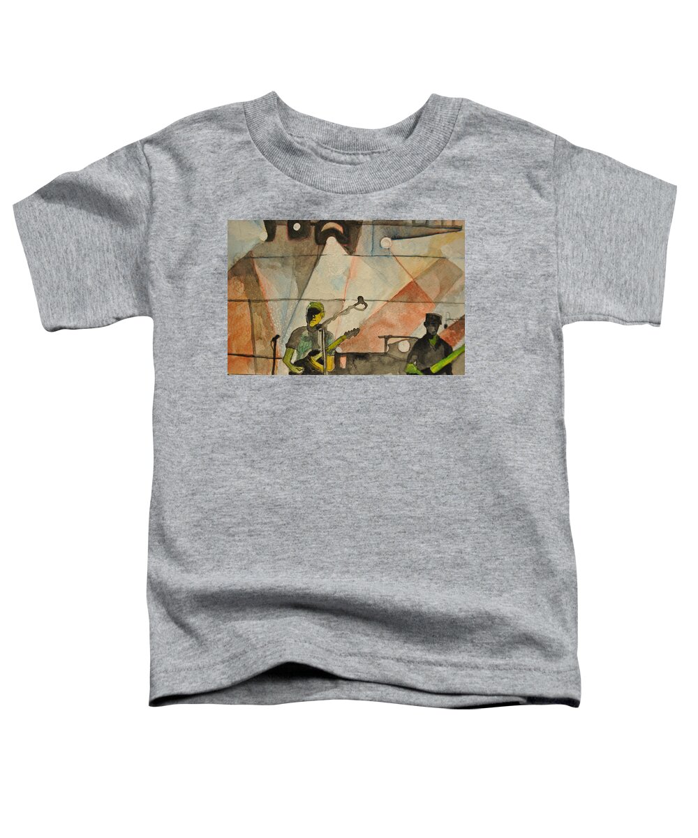 Umphrey's Mcgee Toddler T-Shirt featuring the painting Abstract Special by Patricia Arroyo