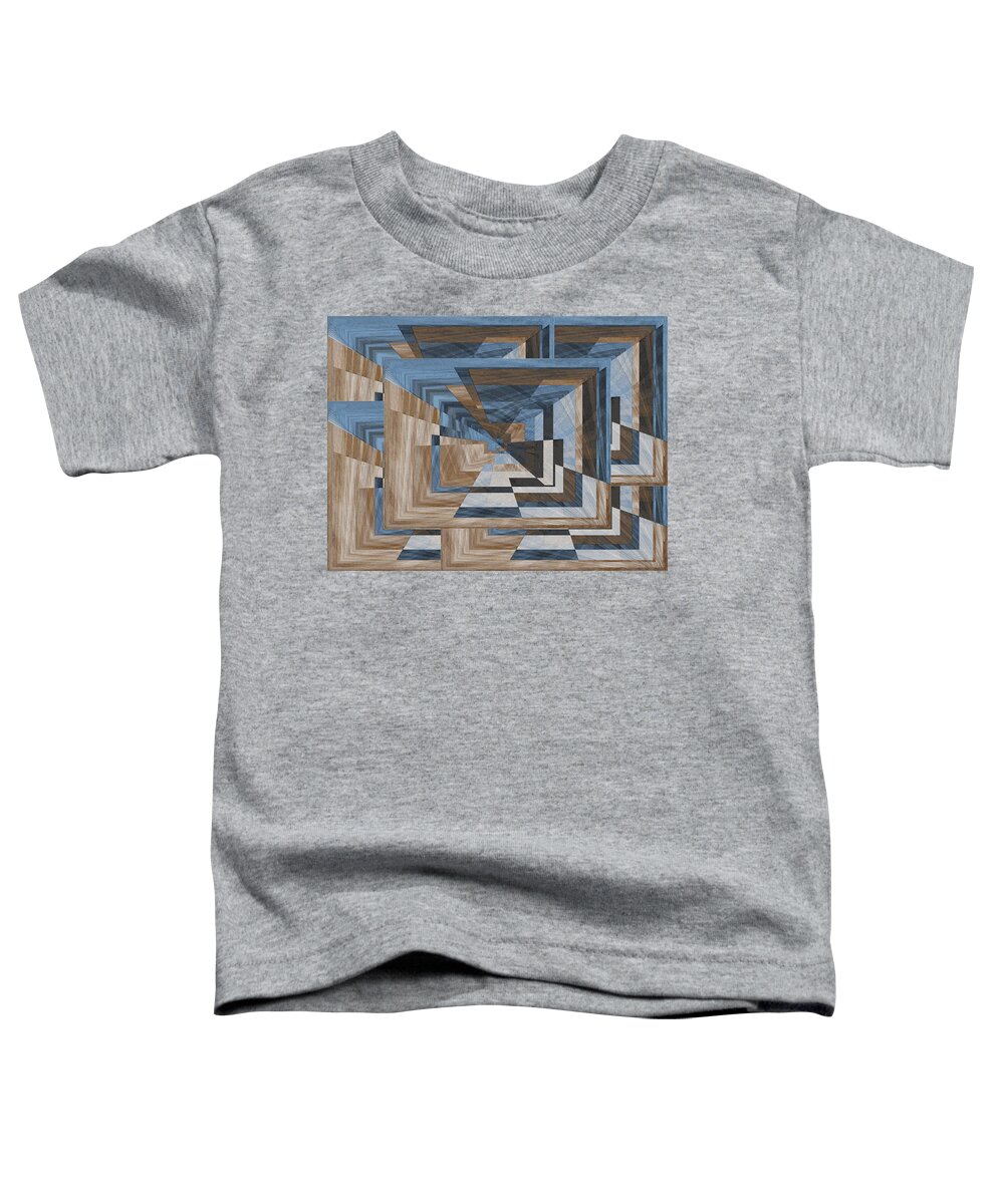 Abstract Toddler T-Shirt featuring the digital art Aspiration 3 by Tim Allen