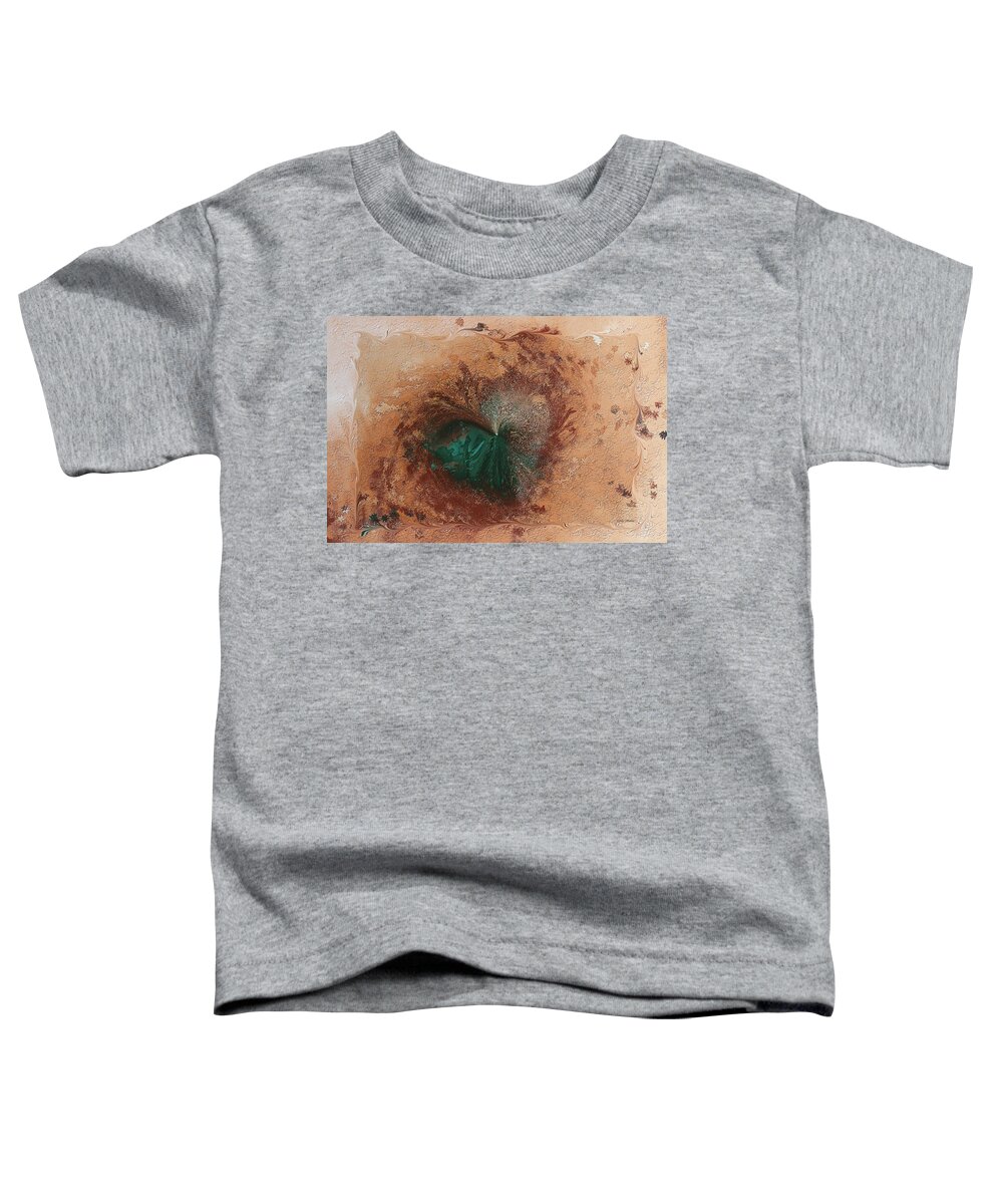 Autumn Toddler T-Shirt featuring the digital art Autumn Love by Linda Sannuti