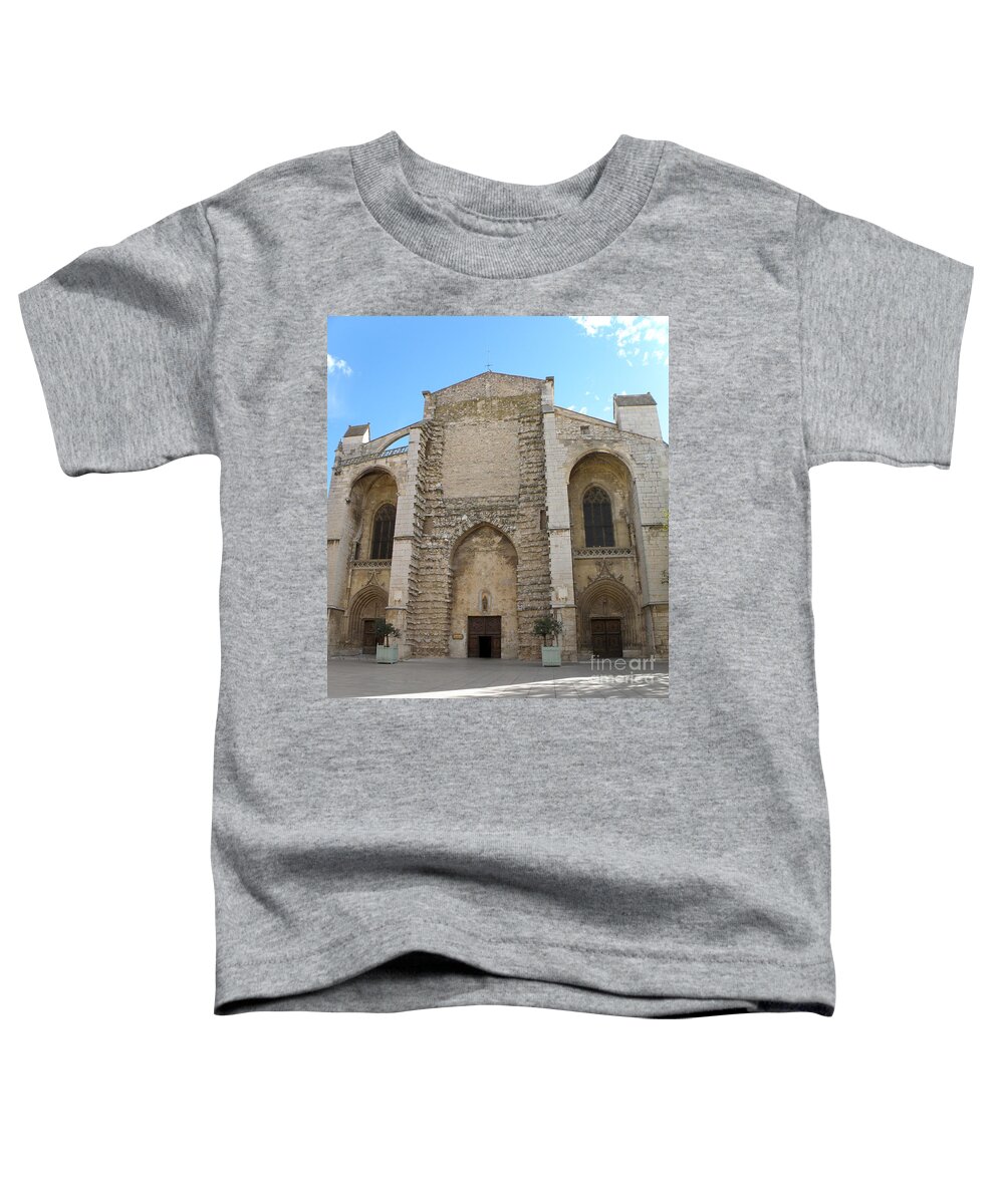 La Basilique Toddler T-Shirt featuring the photograph Basilica of Saint Mary Madalene by Lainie Wrightson