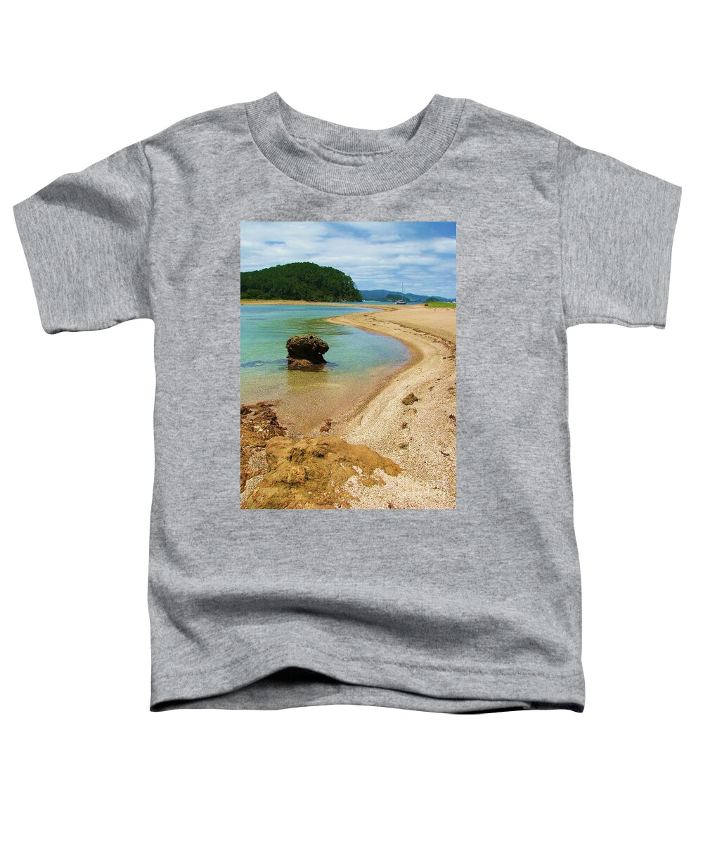 New Zealand Toddler T-Shirt featuring the photograph Bay of Islands by Michele Penner