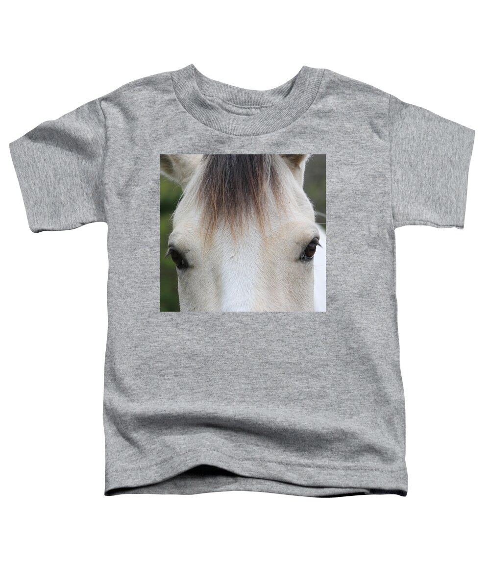 Horse Toddler T-Shirt featuring the photograph Beauty In The Eyes by Kim Galluzzo