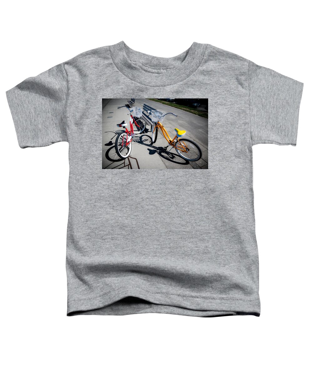 Seattle Toddler T-Shirt featuring the photograph Bike Ride by Niels Nielsen
