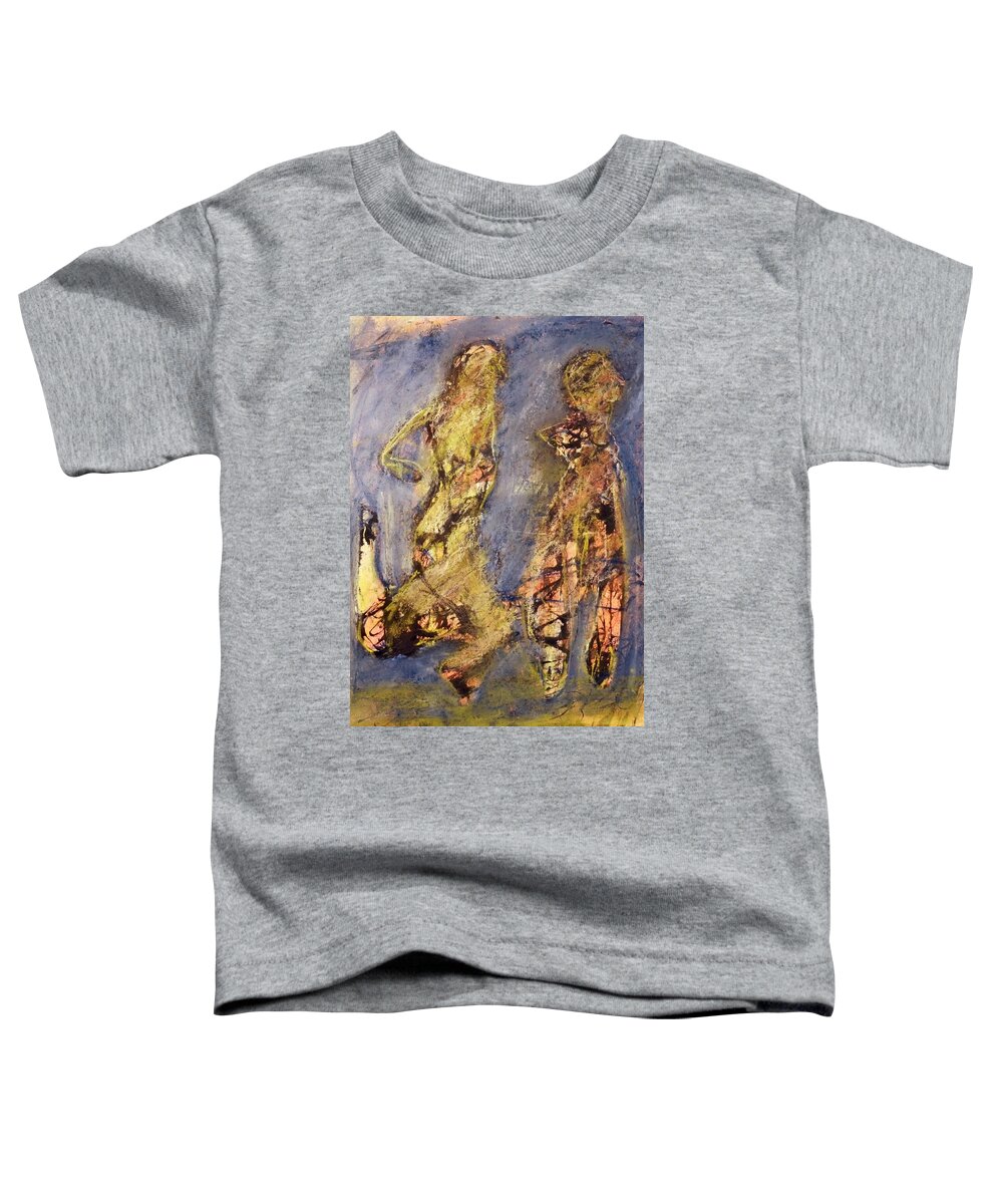 Landscape Toddler T-Shirt featuring the pastel Dance by JC Armbruster