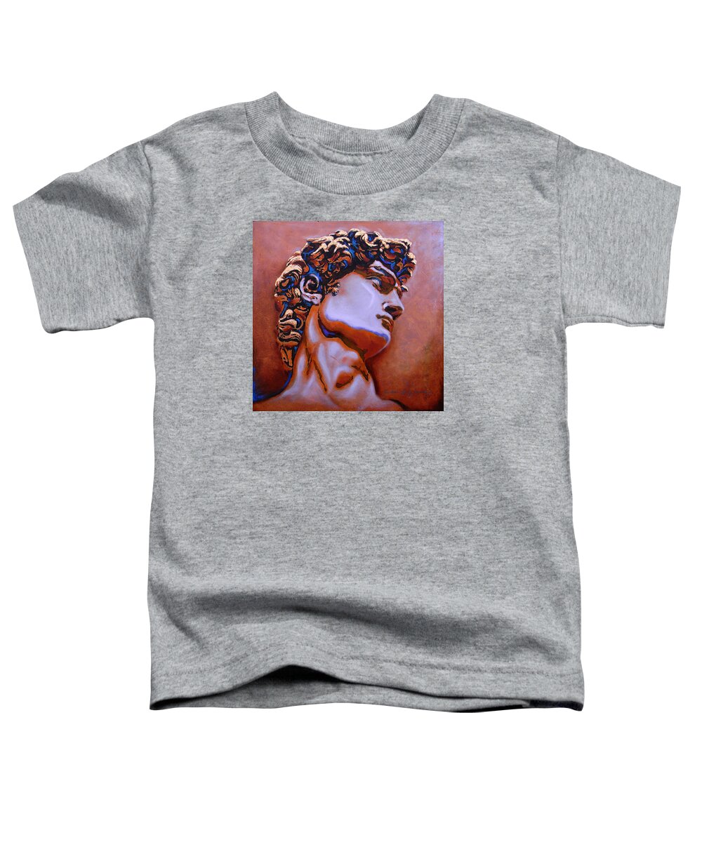 The David Art Toddler T-Shirt featuring the painting David by J U A N - O A X A C A
