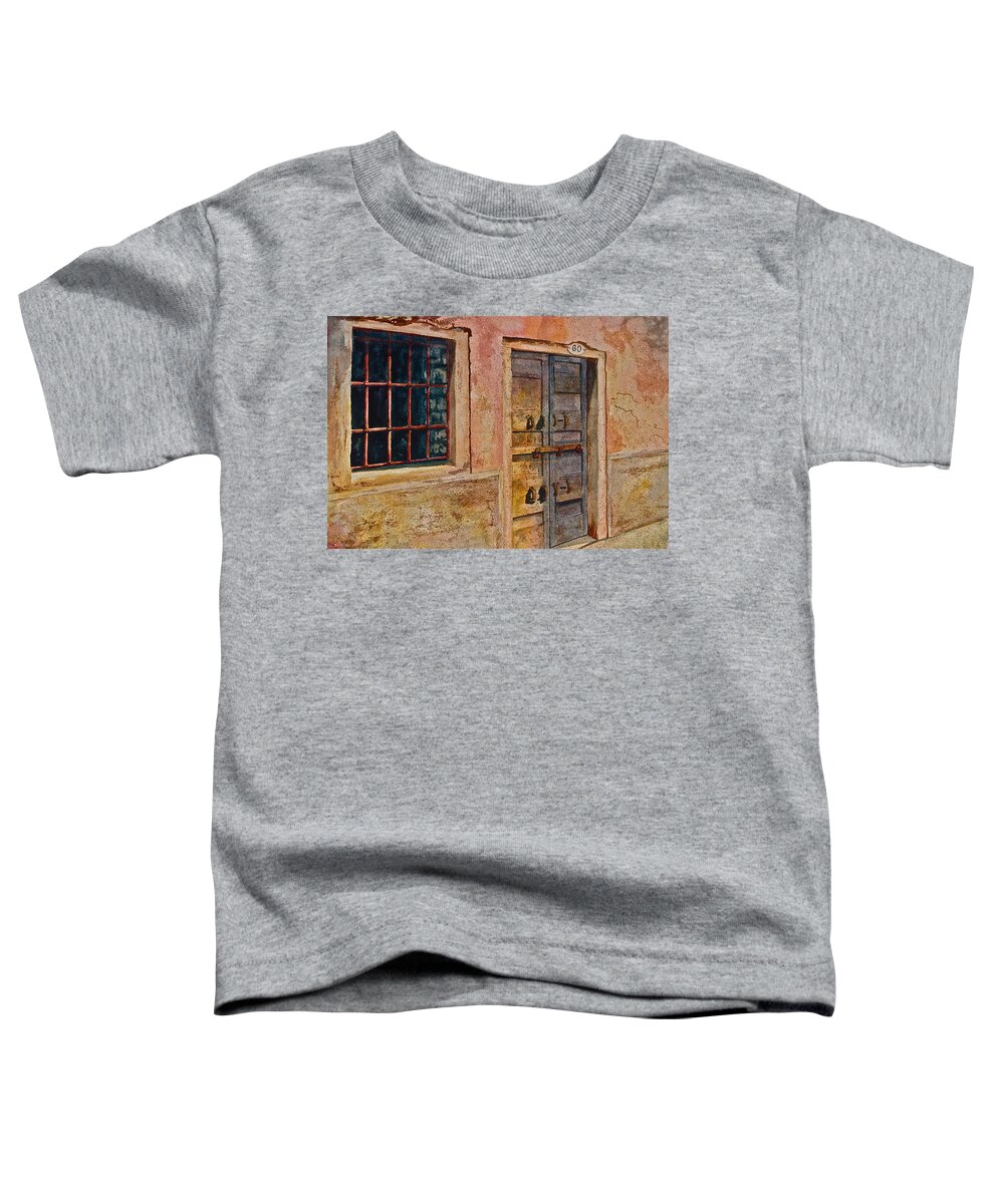 Jail Toddler T-Shirt featuring the painting Fresh Air by Frank SantAgata
