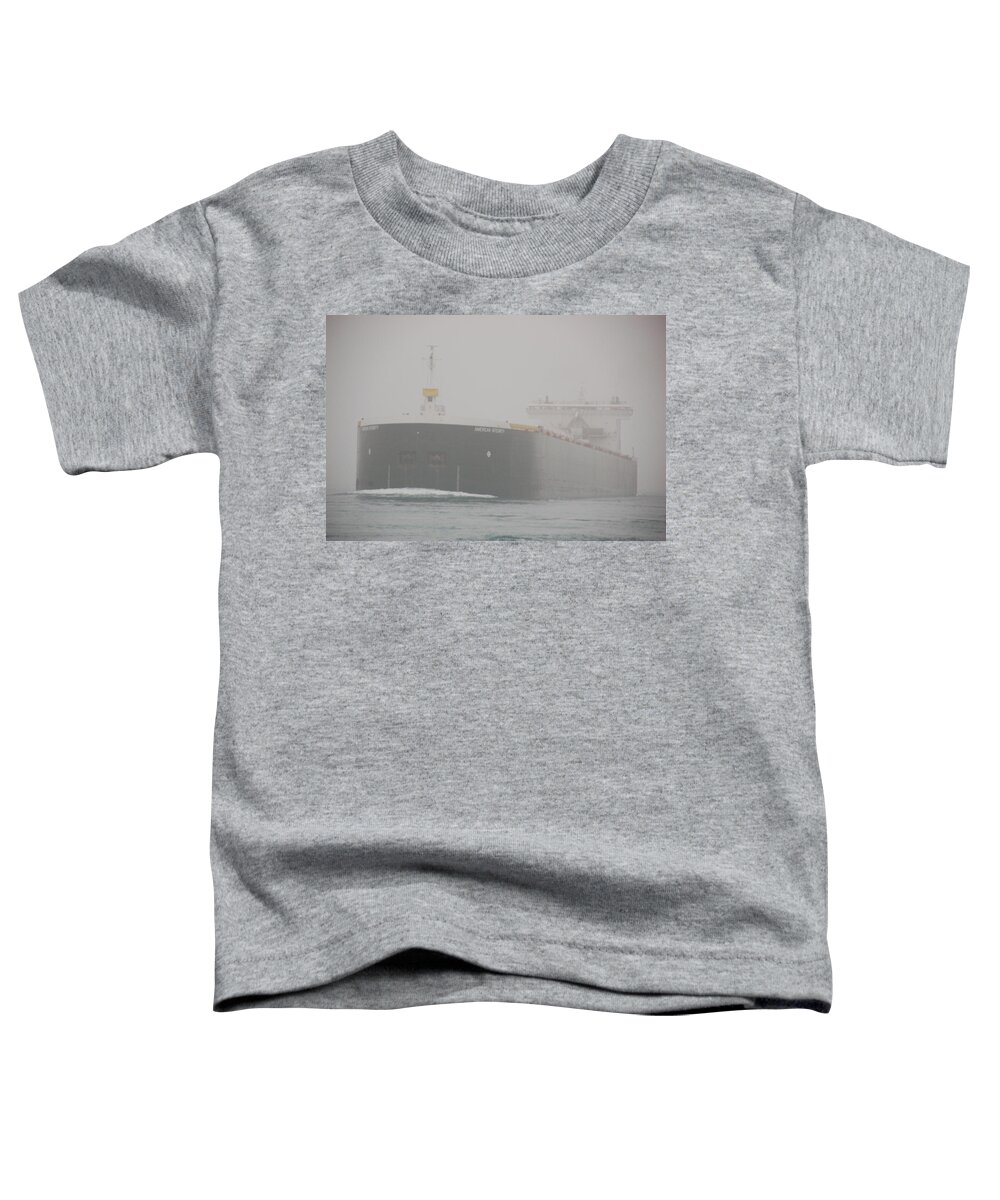 Freighter Toddler T-Shirt featuring the photograph Frieghter close up by Randy J Heath