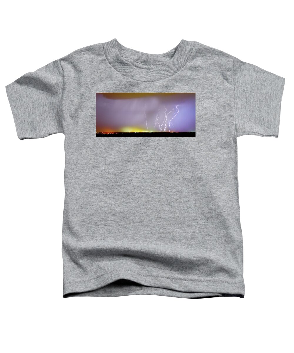 james Insogna Toddler T-Shirt featuring the photograph Into the Colorful Night by James BO Insogna
