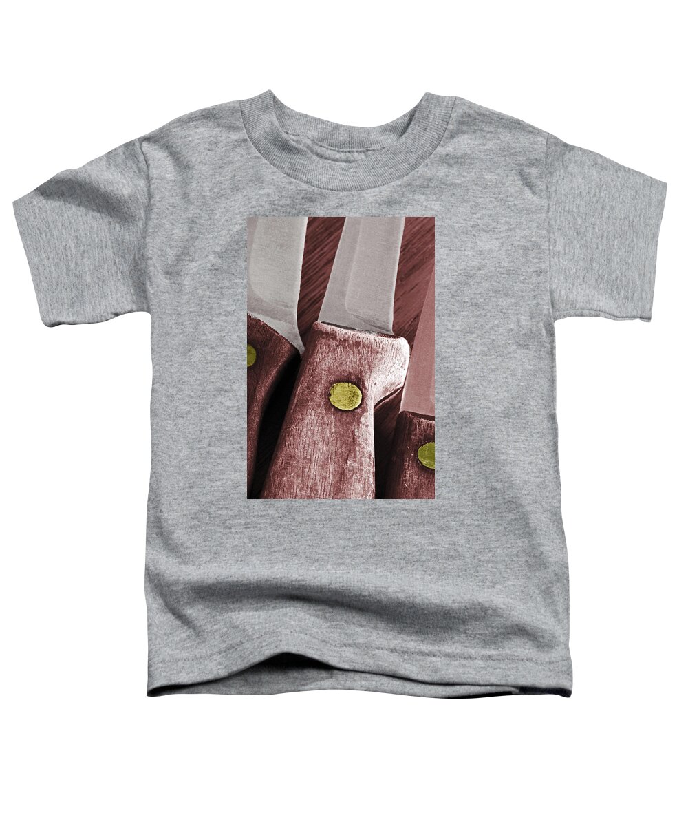 Knife Toddler T-Shirt featuring the photograph Knives II by Bill Owen