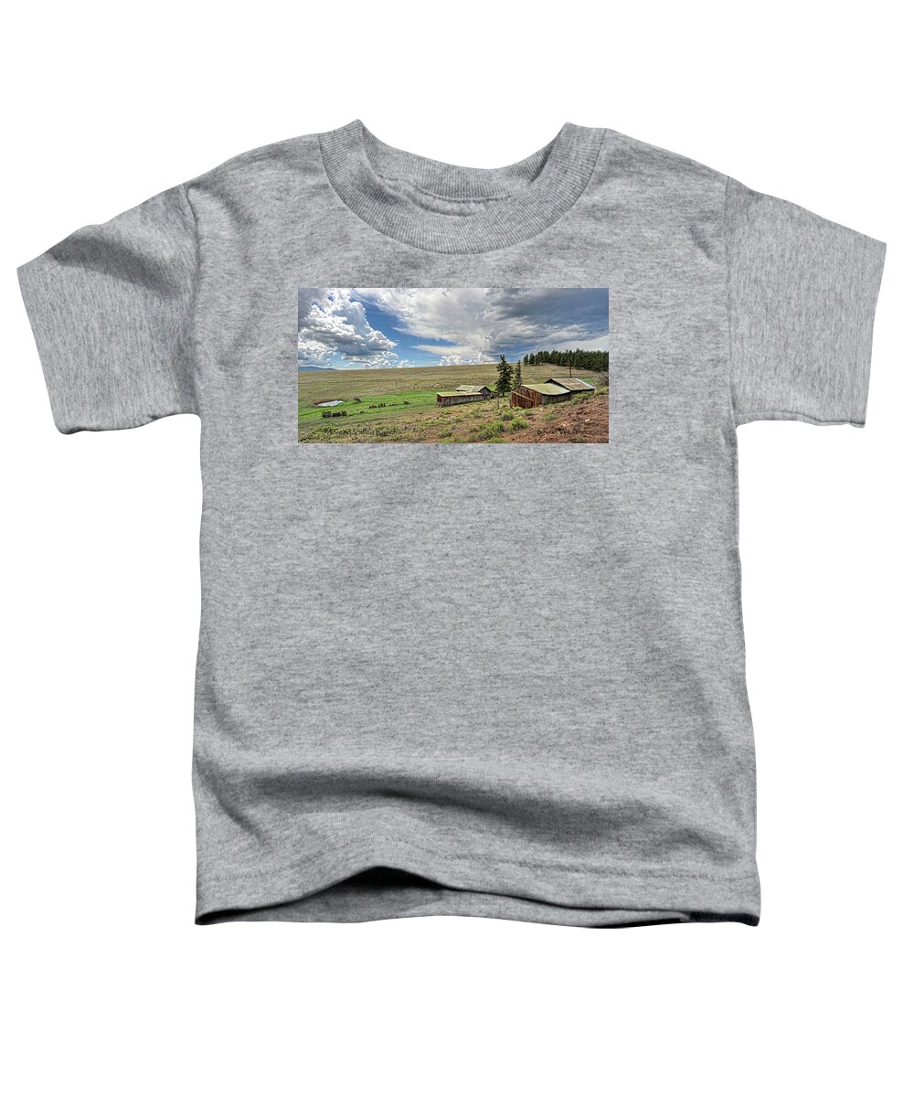Eagle Nest Toddler T-Shirt featuring the photograph Moreno Valley Ranch by Ron Weathers