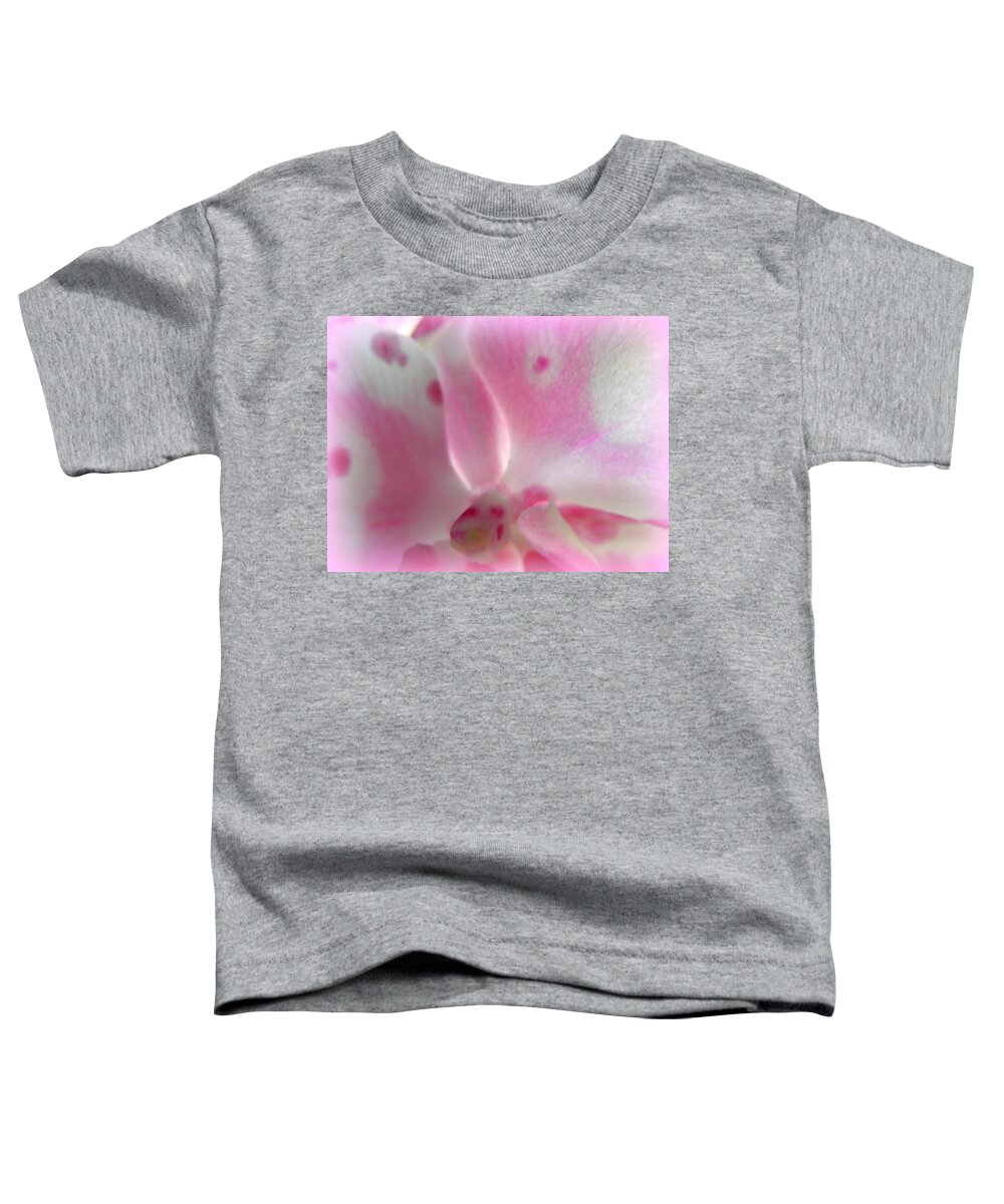 Orchid Toddler T-Shirt featuring the photograph Orchid Softness by Kim Galluzzo