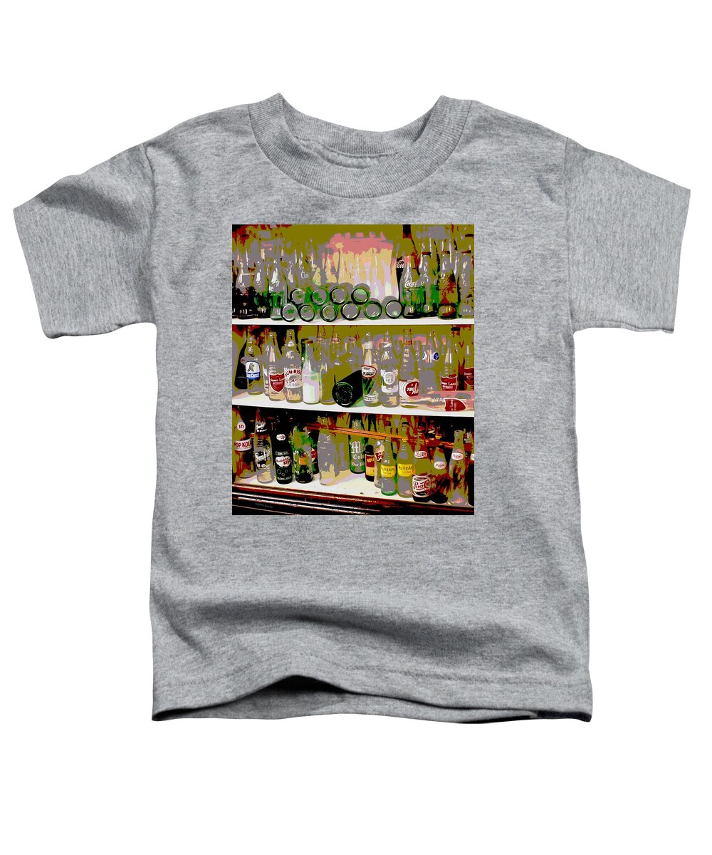 Soda Toddler T-Shirt featuring the photograph Pop Art by DigiArt Diaries by Vicky B Fuller