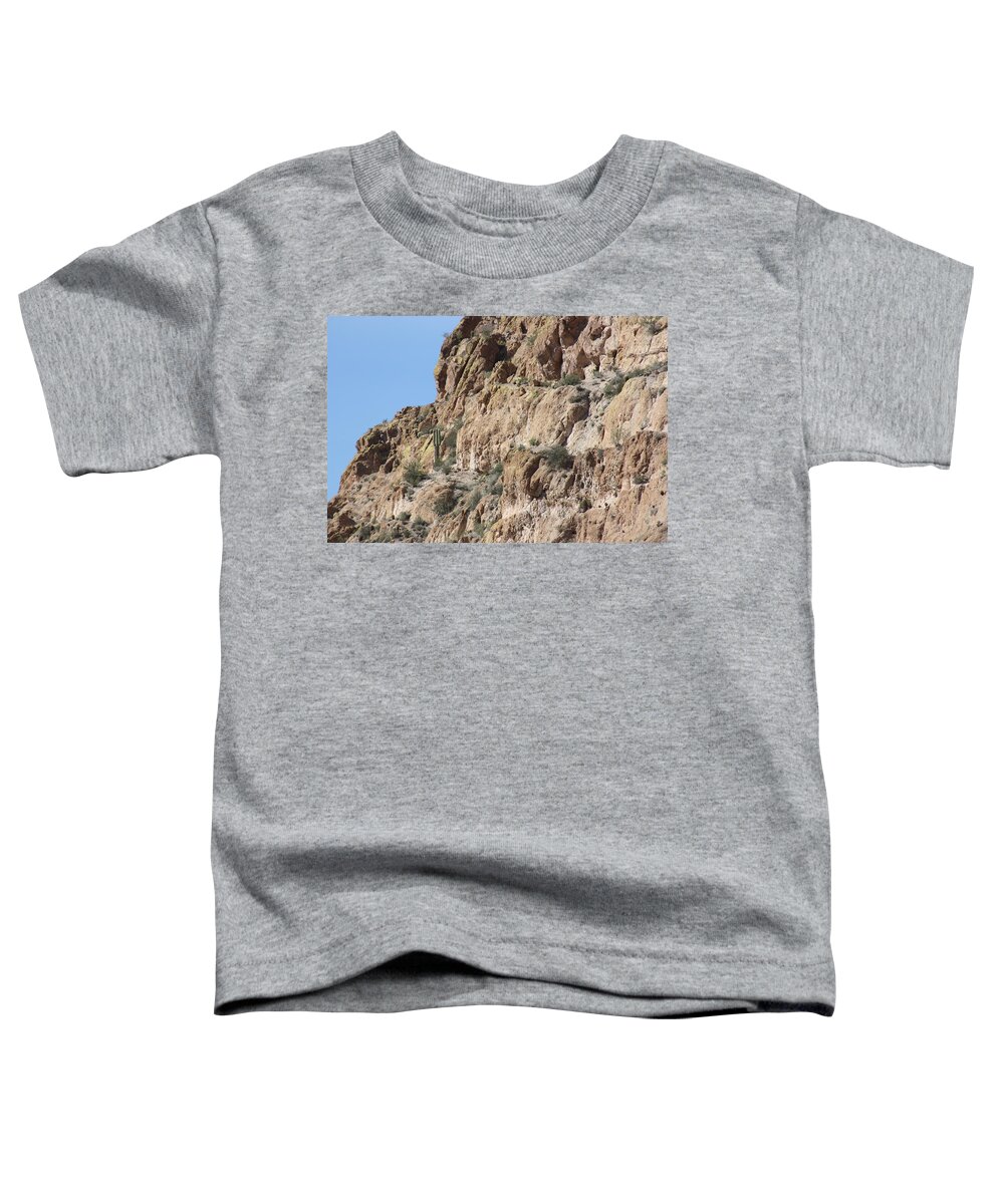 Sagouro Toddler T-Shirt featuring the photograph Rocky Landscape by Kim Galluzzo
