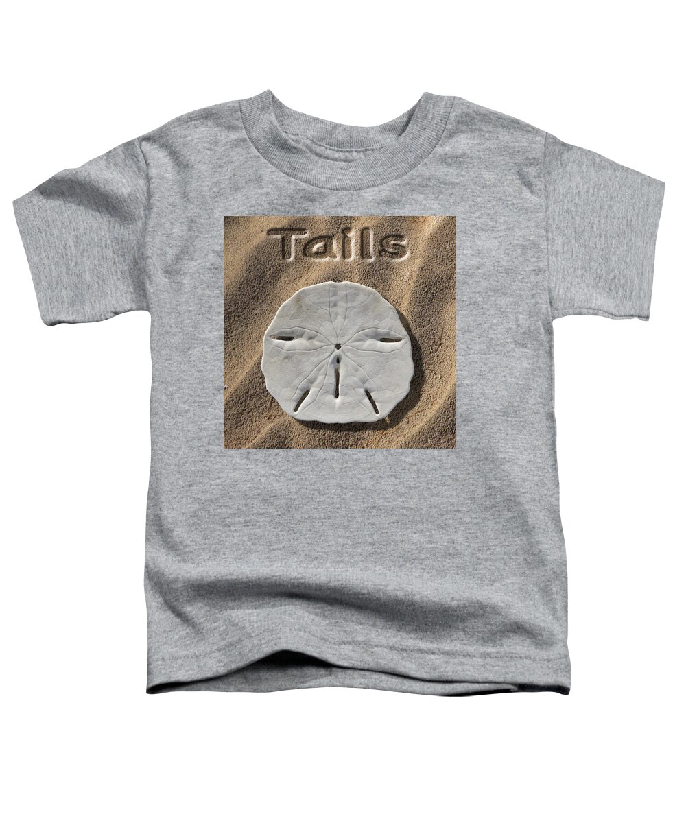 Sand Dollar Toddler T-Shirt featuring the photograph Sand Dollar Tails by Mike McGlothlen