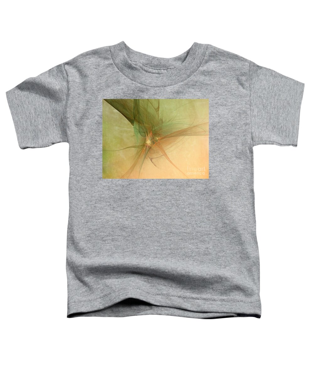 Fractal Toddler T-Shirt featuring the photograph Silk Veil by Elaine Manley