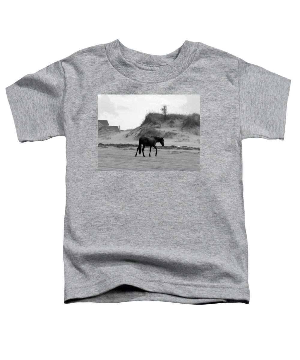 Wild Toddler T-Shirt featuring the photograph slow down I'm coming by Kim Galluzzo