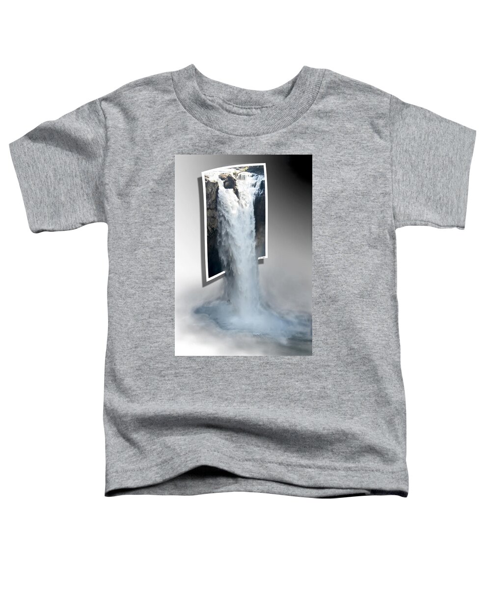 Falls Toddler T-Shirt featuring the photograph Snoqualmie Falls by Betty Depee