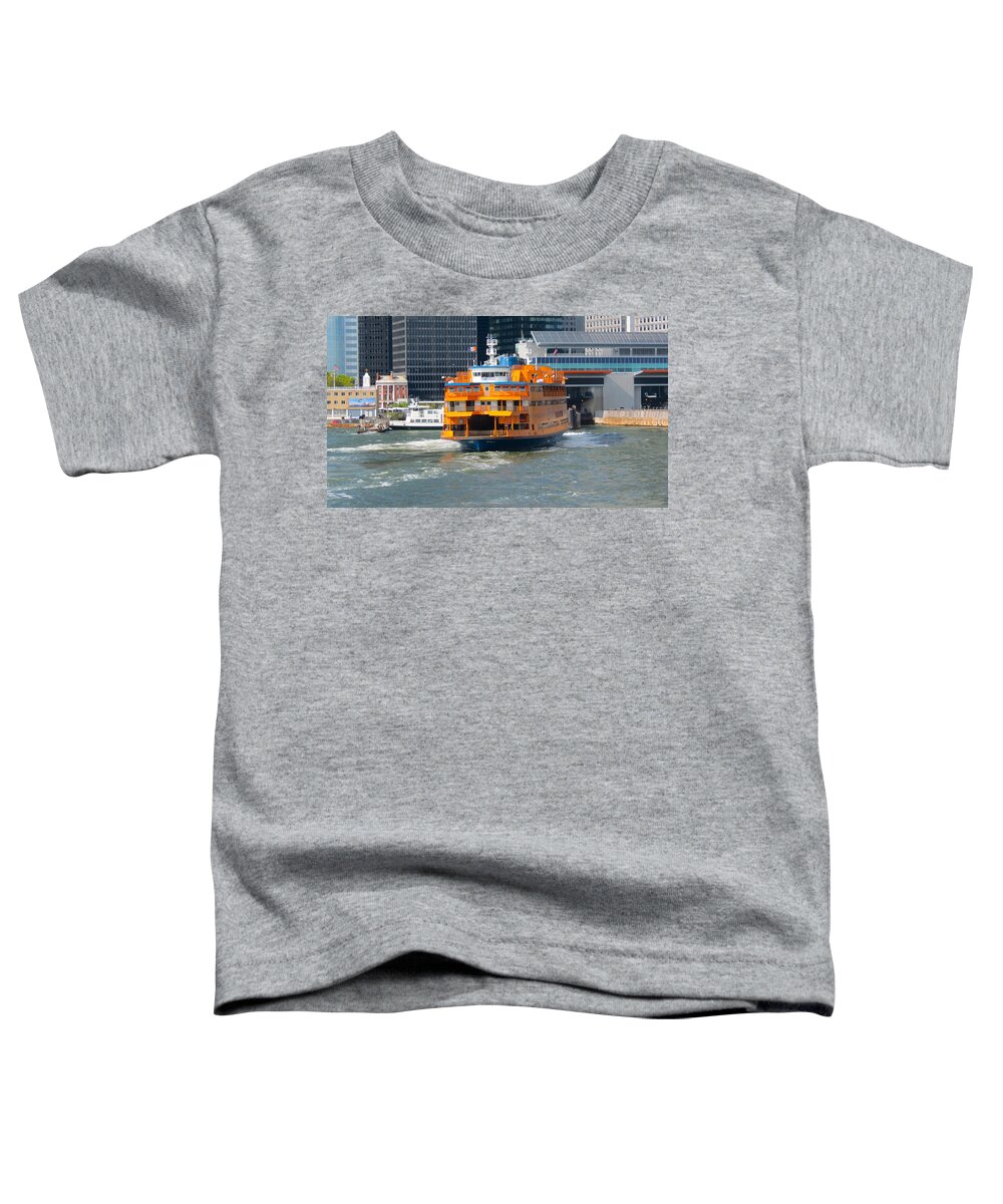 South Ferry Toddler T-Shirt featuring the photograph South Ferry Water Ride2 by Terry Wallace