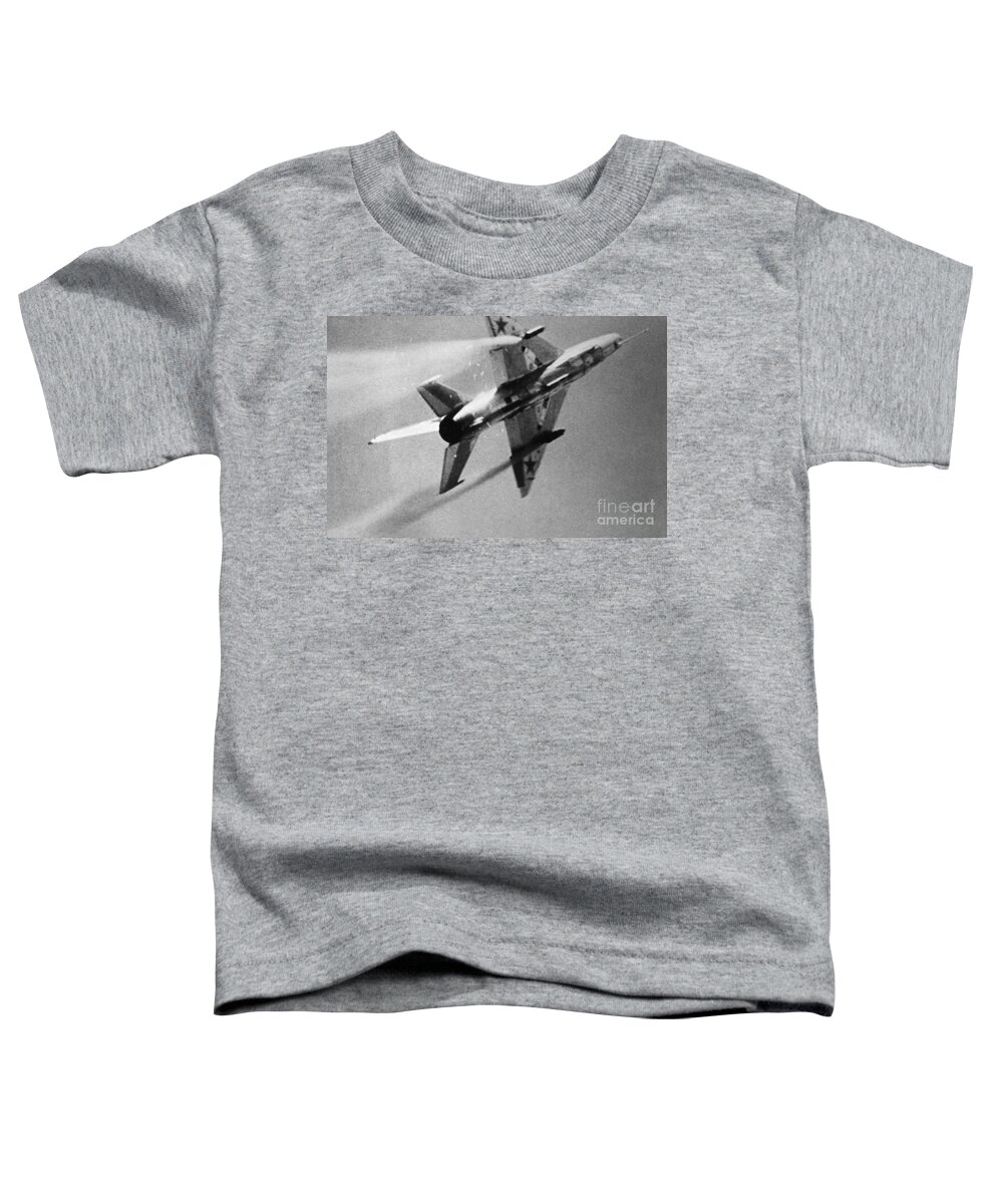 1970s Toddler T-Shirt featuring the photograph Soviet Fighter: Mig 21 by Granger