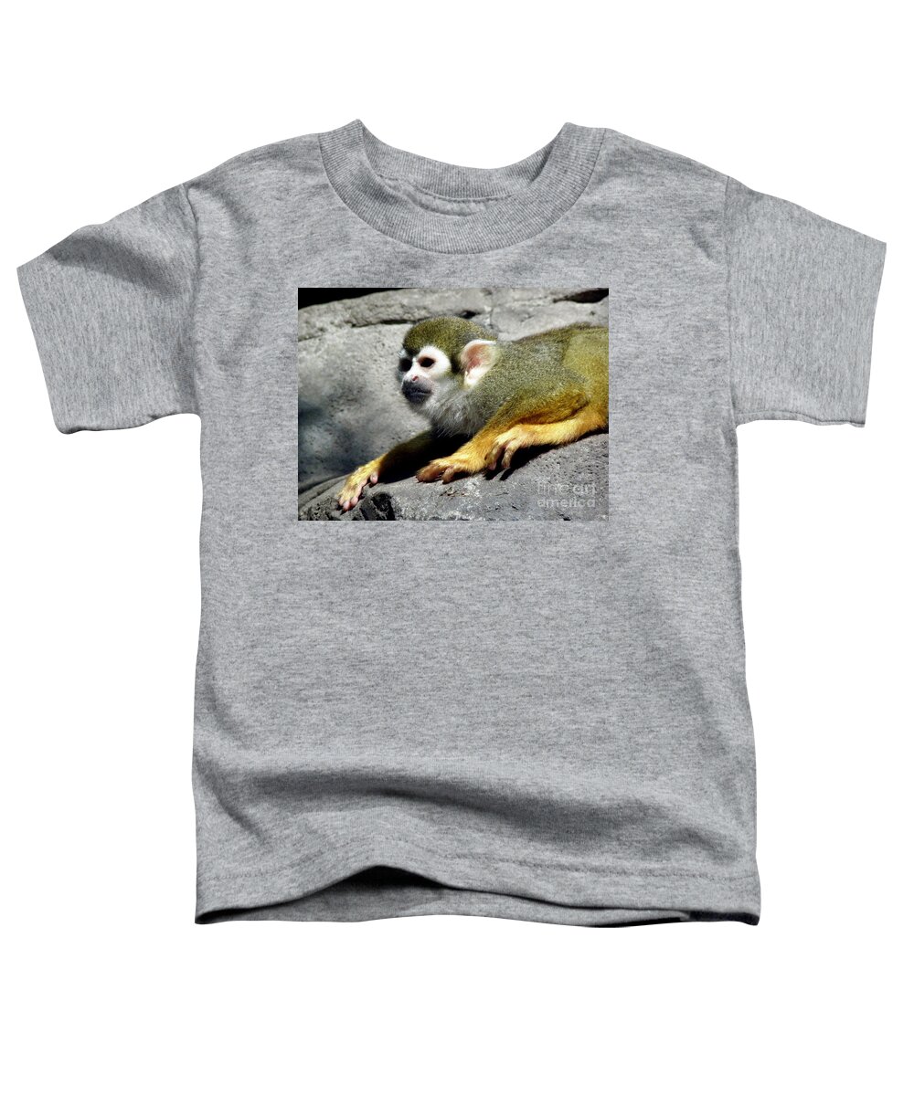 Monkey Toddler T-Shirt featuring the photograph Spider Monkey by Kim Galluzzo