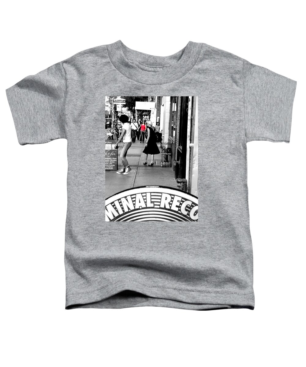 Street Toddler T-Shirt featuring the photograph Street Farewell by Valentino Visentini