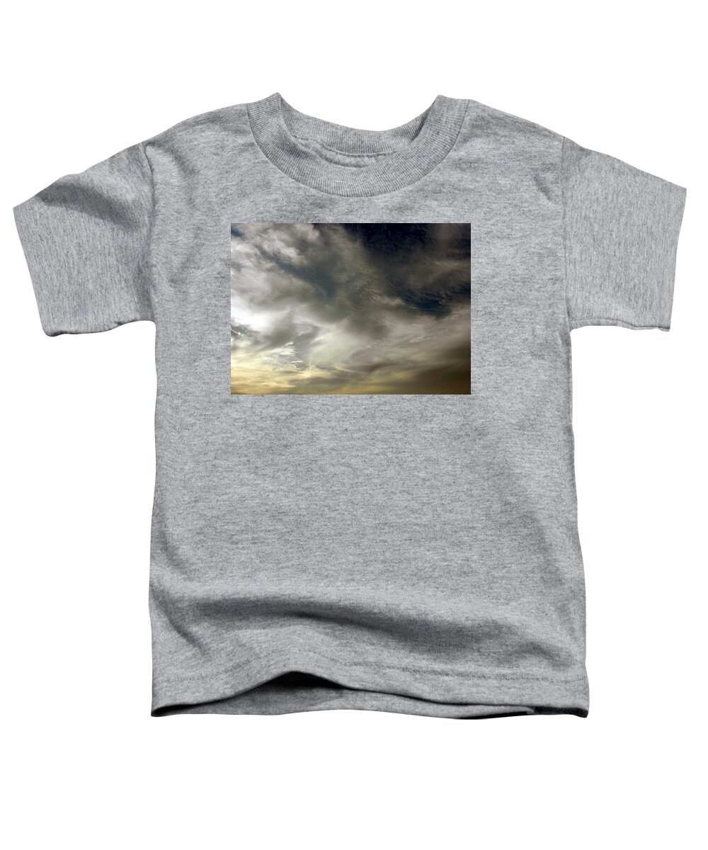 Clouds Toddler T-Shirt featuring the photograph Swirls At Sundown by Kim Galluzzo