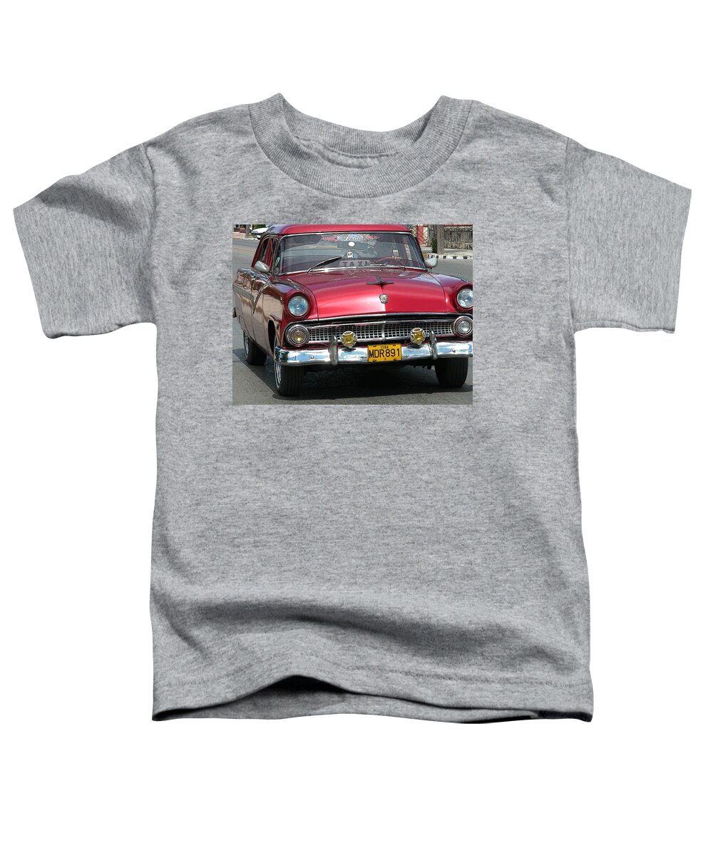 Digital Toddler T-Shirt featuring the photograph Taxi by Dragan Kudjerski