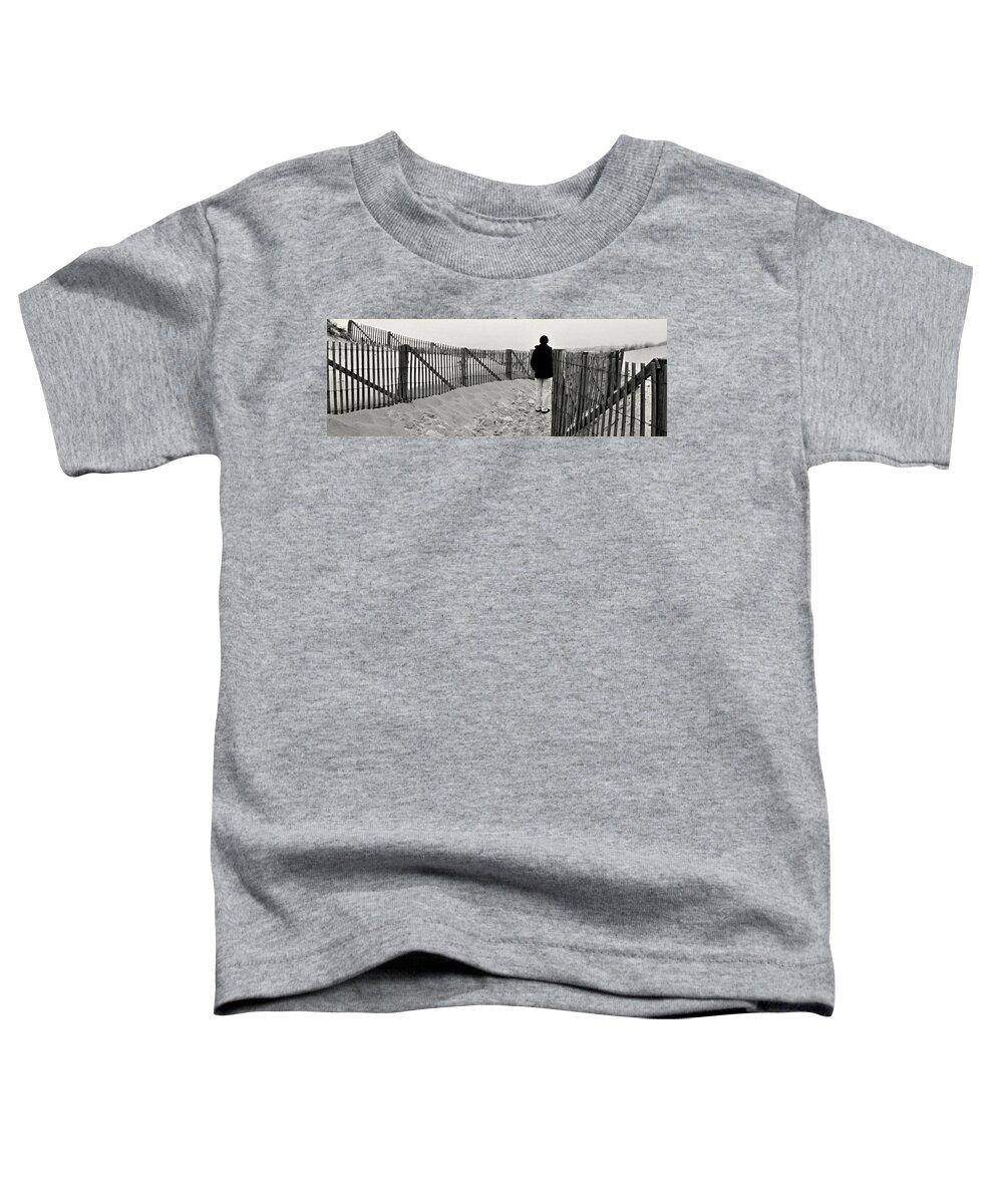Walking Toddler T-Shirt featuring the photograph The Winter Walk by Marysue Ryan