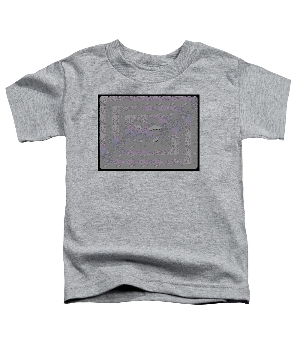 Abstract Toddler T-Shirt featuring the digital art Through The Fog 4 by Tim Allen