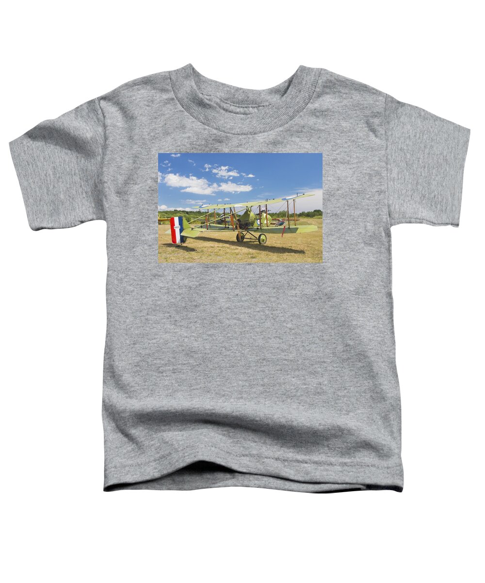 1916 Toddler T-Shirt featuring the photograph Worl War One 1916 Royal Aircraft F.E.8 Canvas Photo Poster Print by Keith Webber Jr