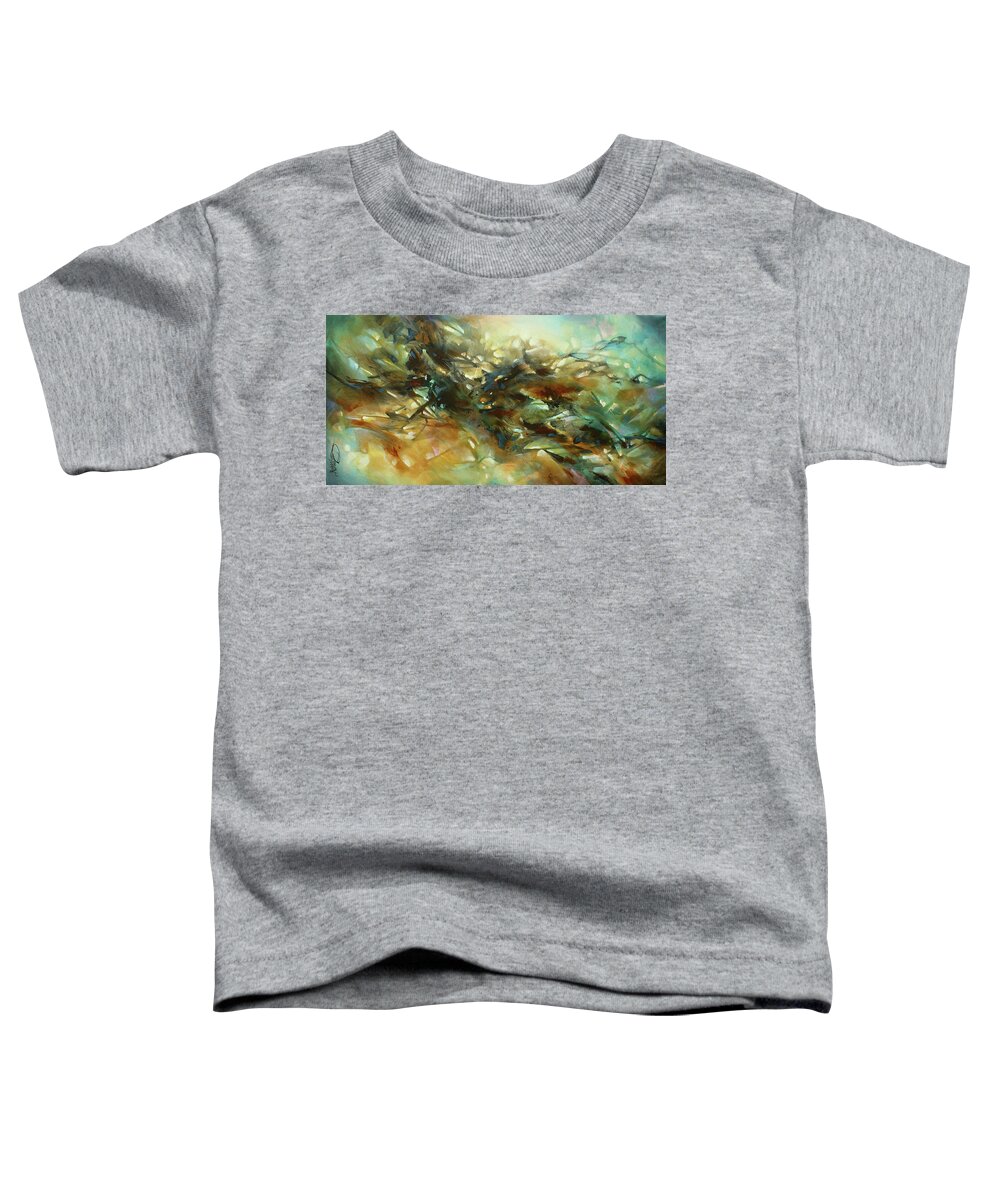 Abstract Toddler T-Shirt featuring the painting ' Daydreams ' by Michael Lang