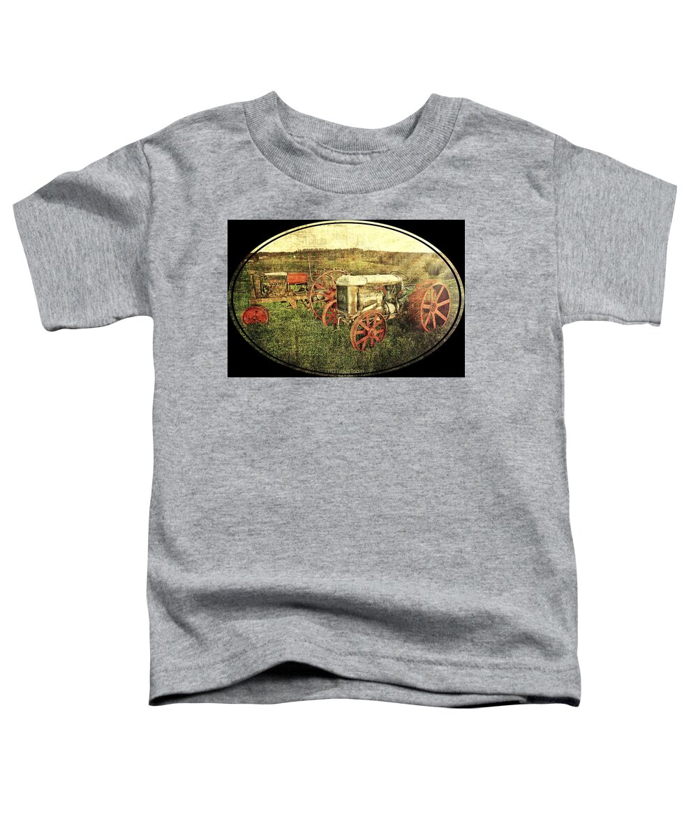 1923 Fordson Tractor Toddler T-Shirt featuring the photograph Vintage 1923 Fordson Tractors by Mark Allen