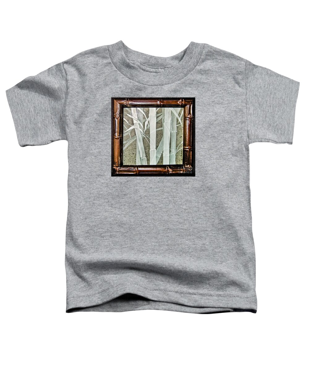 Bamboo Toddler T-Shirt featuring the glass art Bamboo #1 by Alone Larsen