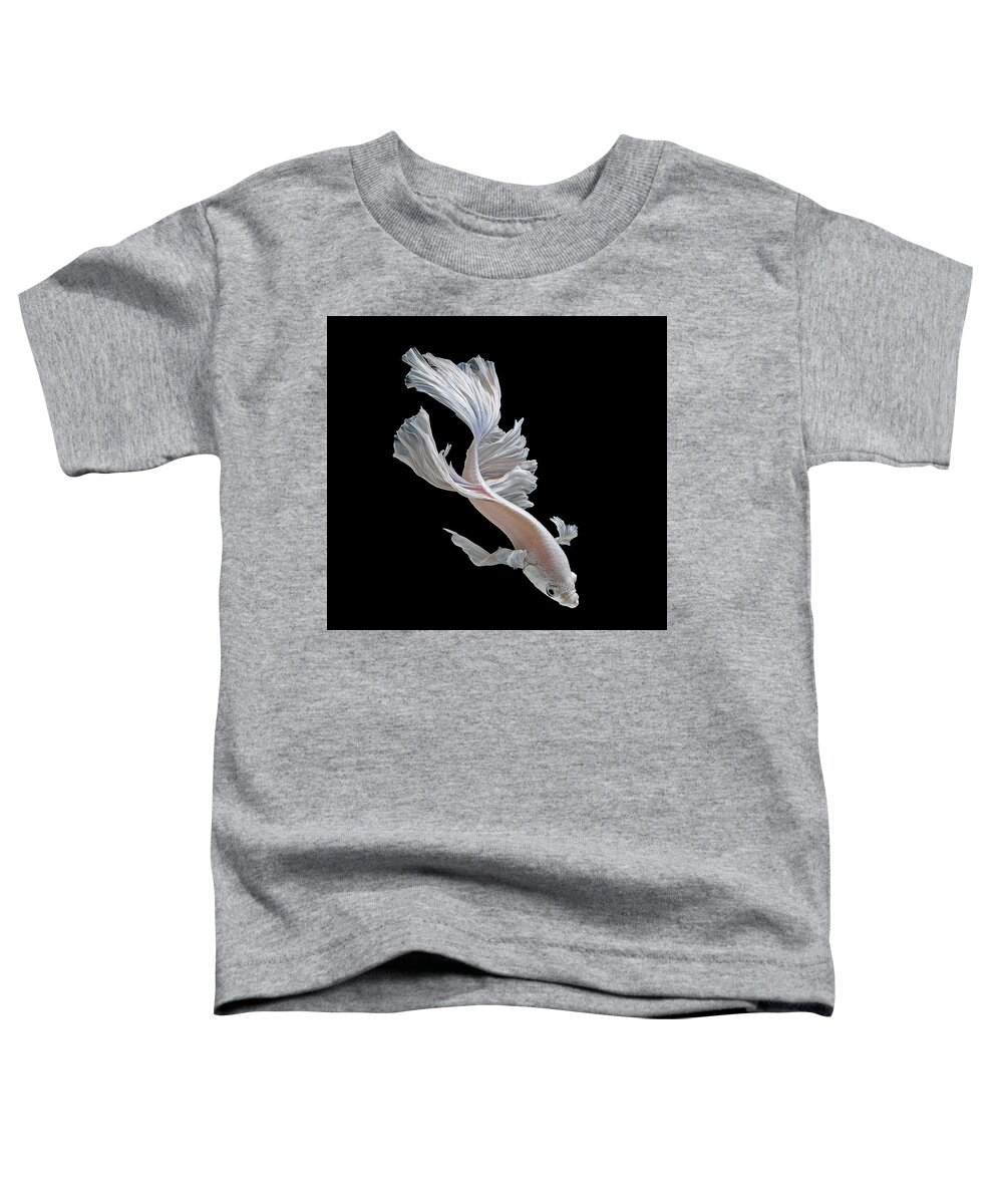 Betta Toddler T-Shirt featuring the photograph Betta #1 by Jackie Russo