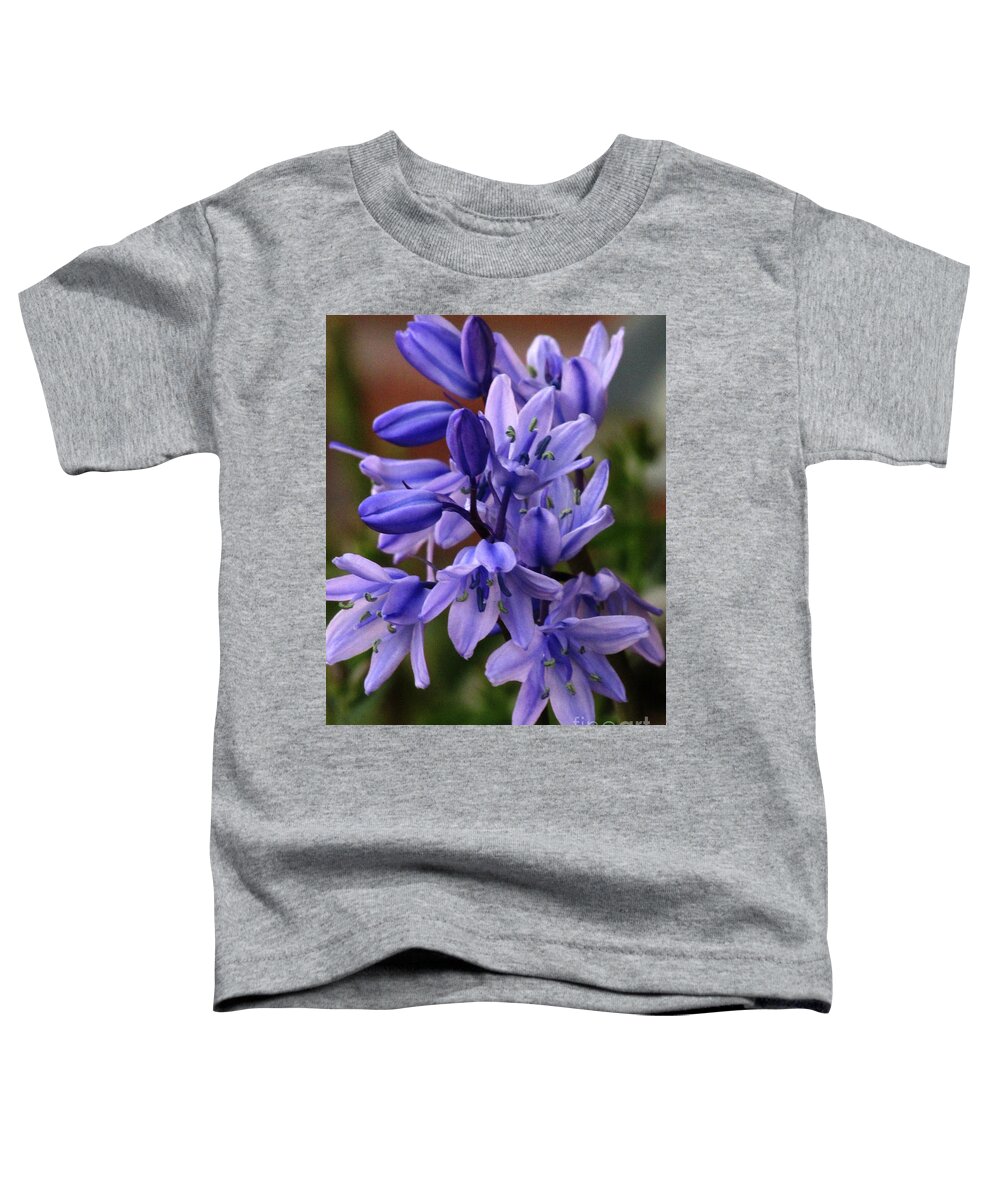 Bluebells Toddler T-Shirt featuring the photograph Bluebell Blooms 9 by Kim Tran