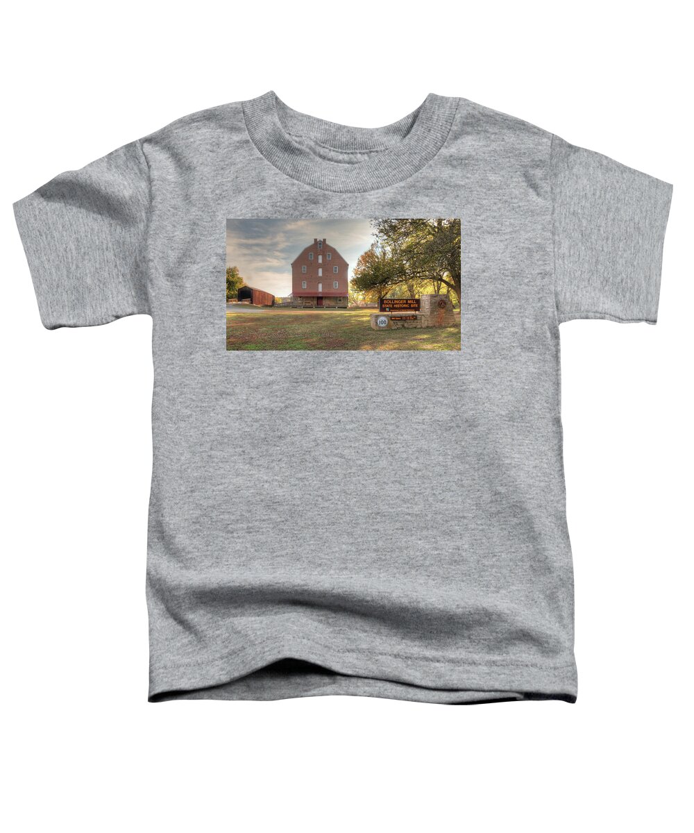 Missouri Toddler T-Shirt featuring the photograph Bollinger Mill #2 by Harold Rau