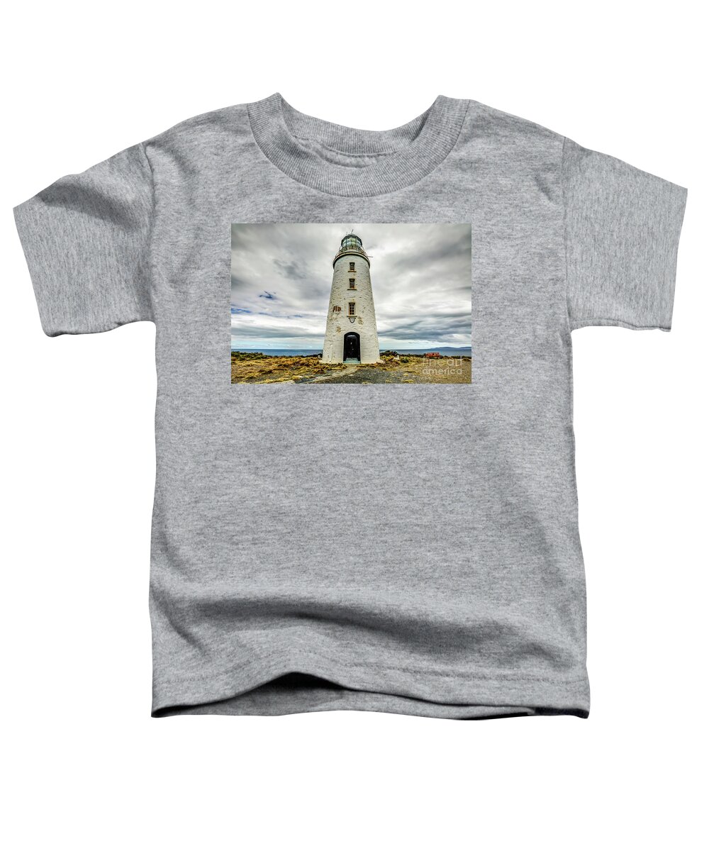 Australia Toddler T-Shirt featuring the photograph Cape Bruny Lighthouse #1 by Benny Marty