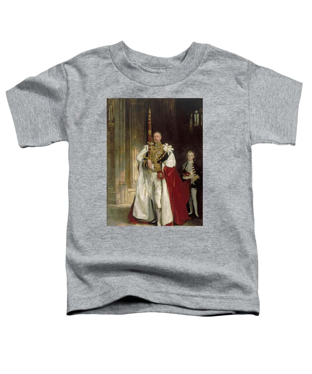 John Singer Sargent Toddler T-Shirt featuring the painting Charles Stewart Sixth Marquess of Londonderry #2 by John Singer Sargent