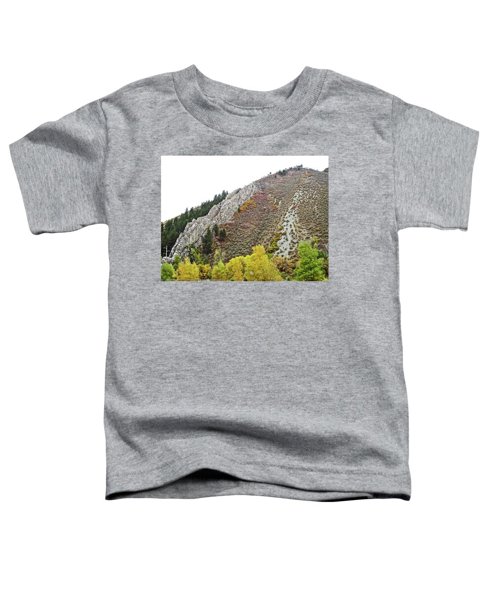 Devil's Slide In Echo Canyon Near I 80 Toddler T-Shirt featuring the photograph Devil's Slide in Echo Canyon near I 80, Utah #1 by Ruth Hager