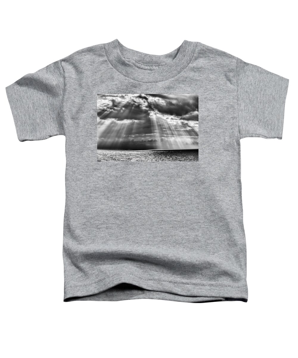 Black&white Photo Toddler T-Shirt featuring the photograph The Entrance to........ by Charles McCleanon