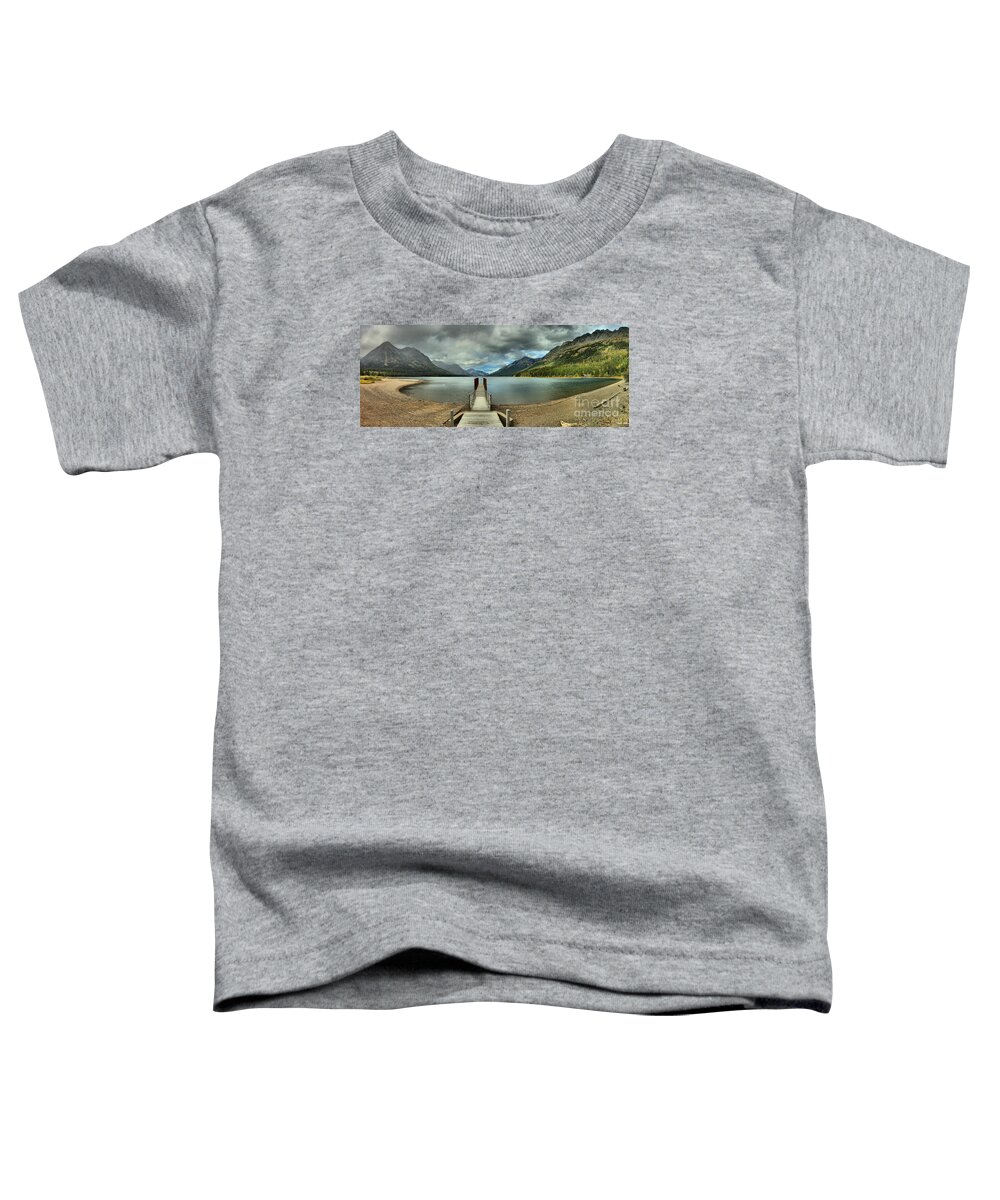 Goat Haunt Boat Dock #1 Toddler T-Shirt by Adam Jewell - Fine Art