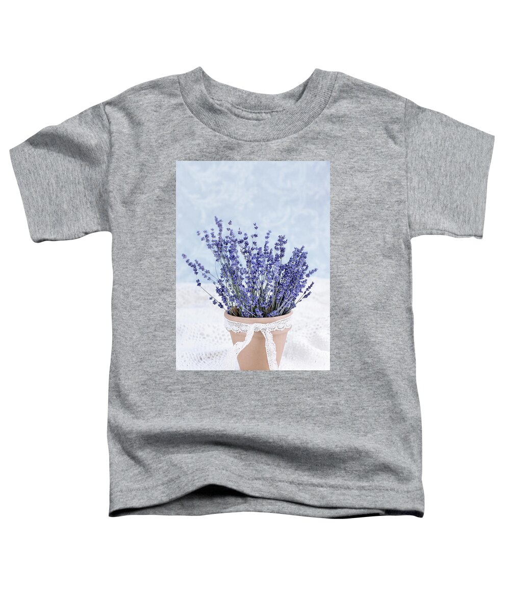 Lavender Toddler T-Shirt featuring the photograph Lavender #1 by Stephanie Frey