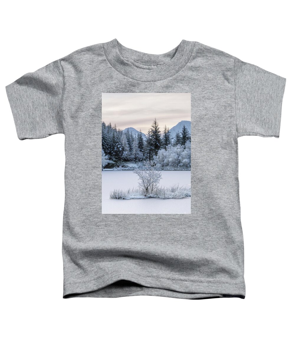 Loch Achtriochtan Toddler T-Shirt featuring the photograph Loch Lochan Winter #1 by Keith Thorburn LRPS EFIAP CPAGB