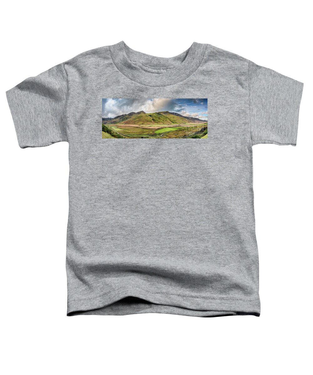Nant Ffrancon Toddler T-Shirt featuring the photograph Nant Ffrancon Winter #1 by Adrian Evans