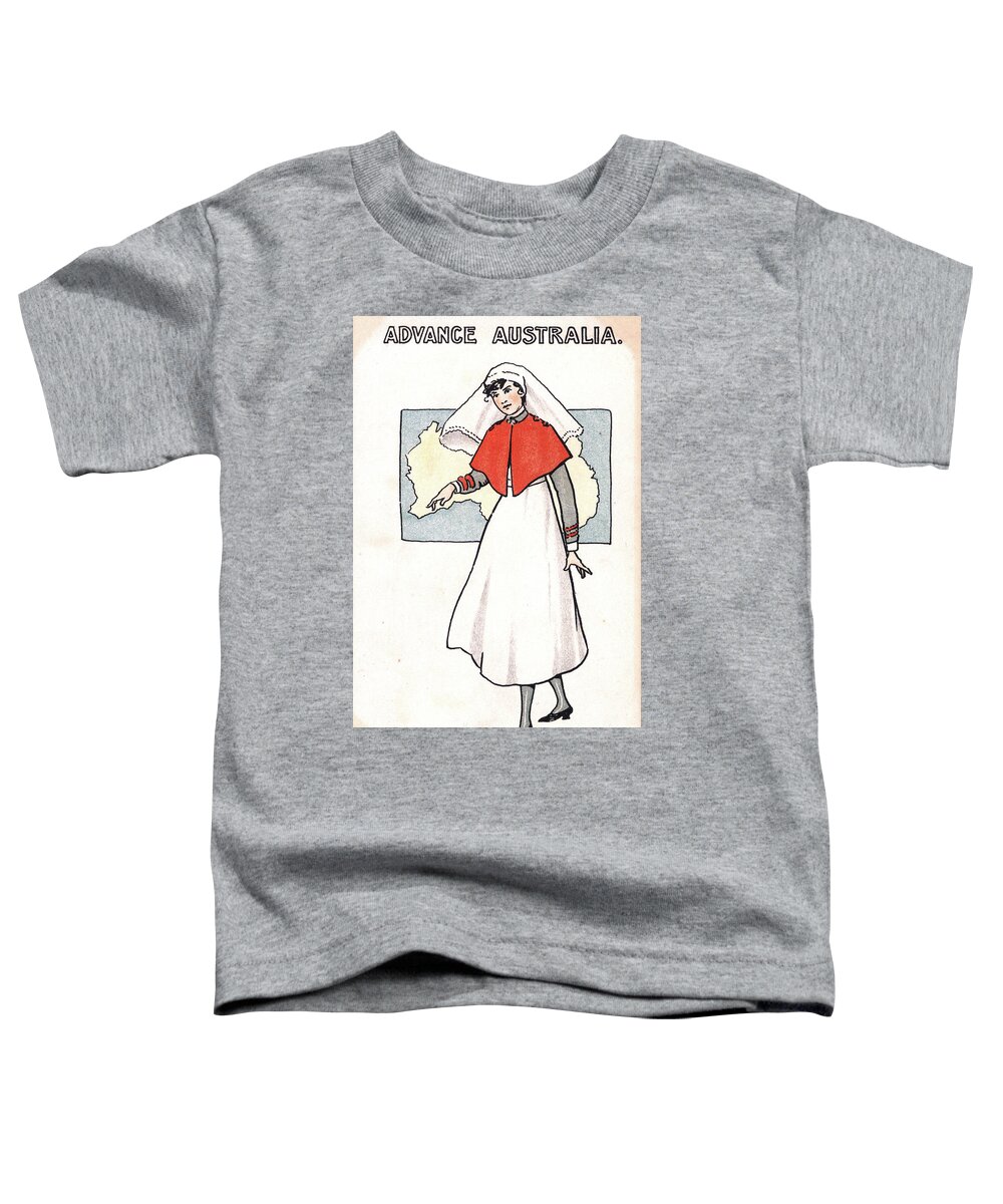 1918 Toddler T-Shirt featuring the drawing NURSE, 1918. - to license for professional use visit GRANGER.com #2 by Granger