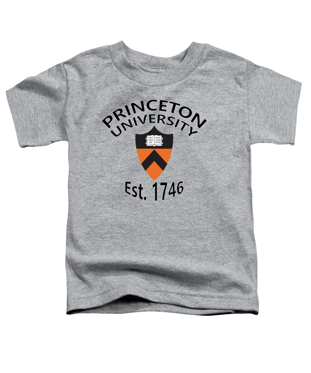 Princeton Toddler T-Shirt featuring the digital art Princeton University Est. 1746 #2 by Movie Poster Prints